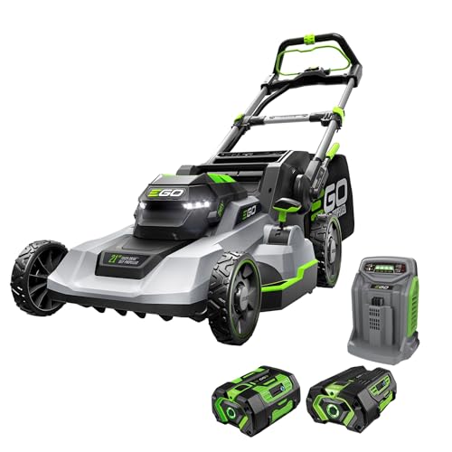 EGO LM2123SP-2 21 inch self-propelled mower with 6Ah and 4Ah batteries