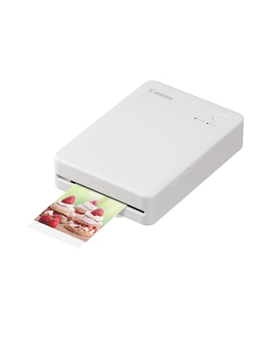 Canon SELPHY QX20 Mini Fotodrucker Handy, Aufkleber, 100-Jahr-Stabilität
