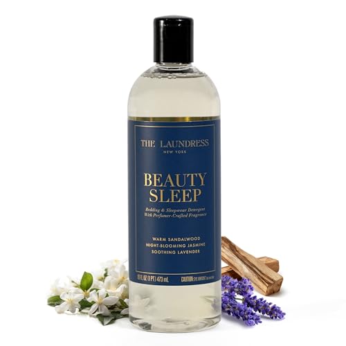 The Laundress Beauty Sleep Luxury Laundry Detergent, Bedding & Sleepwear Concentrated Enzyme Bio-Based Formula, Perfumer-Crafted Lavender & Sandalwood Fragrance Blend, Stain Remover, 16 Oz, 15 Loads
