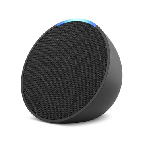 Amazon Echo Pop (Black) gift twin pack with Wipro 9W Simple Setup LED Smart Color Bulb and Alexa | with Smart Home controls