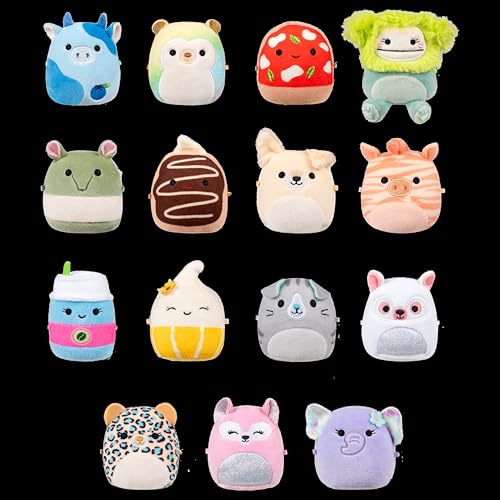 Squishmallows Original Micromallows Play & Display - Includes 15 Plush!