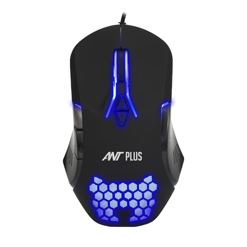 Ghost 30 Ergonomic 7200 DPI RGB Optical Wired Gaming Mouse Mice 7 Buttons Compatible Mac Pro Gamer PC Laptop Desktop Notebook-Black