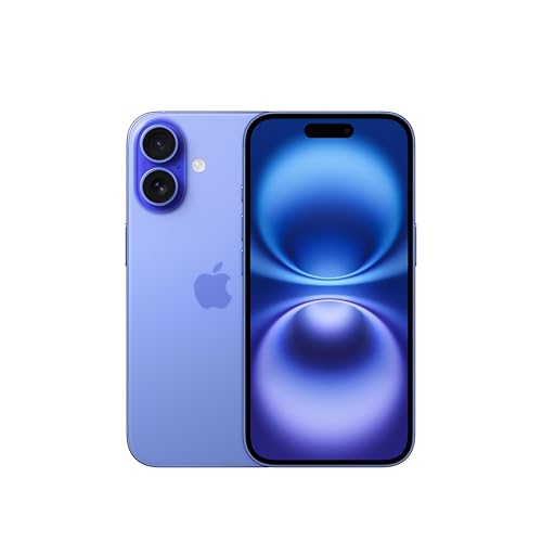 (-16%) Apple iPhone 16 128 GB: 5G Handy mit Kamerasteuerung, A18 Chip und einem echten Boost für die Batterie. Funktioniert mit AirPods, Ultramarin