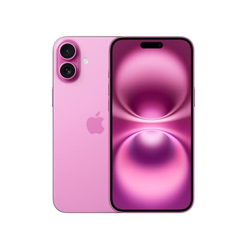Apple iPhone 16 Plus 256 GB: 5G Mobile Phone with Camera Control, A18 Chip and a Big Boost in Battery Life. Works with AirPods; Pink