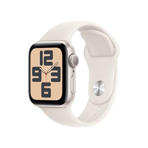 Apple Watch SE (2nd Gen) GPS 40mm Smartwatch with Starlight Aluminum Case