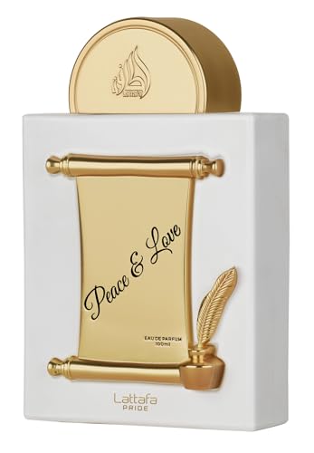 Lattafa Pride Peace & Love for Unisex Eau de Parfum Spray, 3.4 Ounce / 100 ml