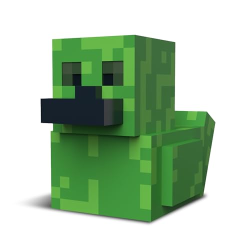 TUBBZ First Edition Creeper Collectible Vinyl Rubber Duck Figure - Official Minecraft Merchandise - TV, Movies & Video Games