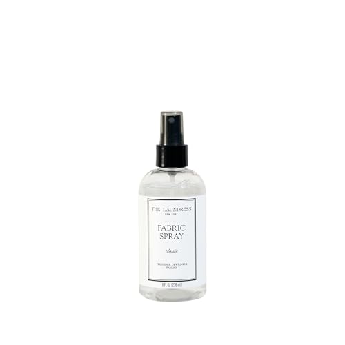 The Laundress Classic Fabric Spray, Wrinkle Release Spray, Upholstery and Linen Spray, Fabric Refresher, Clean Laundry Scent, 8 Fl Oz
