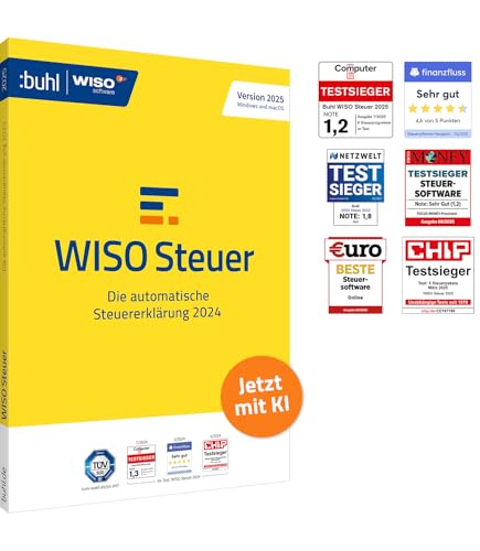 (-42%) WISO Steuer 2025 (für Steuerjahr 2024) Für Windows, Mac, Smartphones und Tablets | Digitaler Download