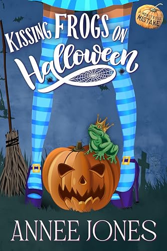 Kissing Frogs on Halloween book cover