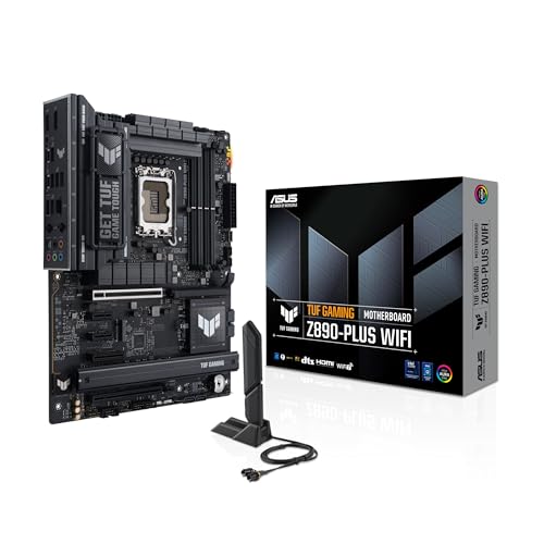 ASUS TUF Gaming Z890-PLUS WiFi Z890 LGA 1851 ATX Motherboard, Intel® Core™ Ultra Series 2 Ready, Advanced AI PC-Ready