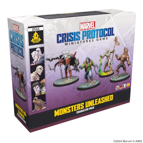 Marvel: Crisis Protocol Tomb of Dracula Character Pack - Add Supernatural Legends to Your Team! Tabletop Superhero Game, Ages 14+, 2 Players, 90 Min Playtime, Made by Atomic Mass Games