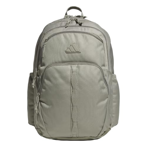 adidas Unisex Prime Rucksack für die Arbeit, Reisetasche für Damen und Herren mit gepolstertem Fach für Laptop Rucksack Tasche (1 Stück), Silver Pebbl