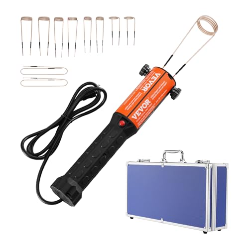 (-15%) VEVOR magnetisches Induktionsheizgerät-Set, 1 kW Induktionsheizgerät, Bolzen-Induktionsheizgerät mit 10 Induktionsspulen, Induktionsheizer-Bolzenentferner zum Entfernen von Bolzen und Muttern