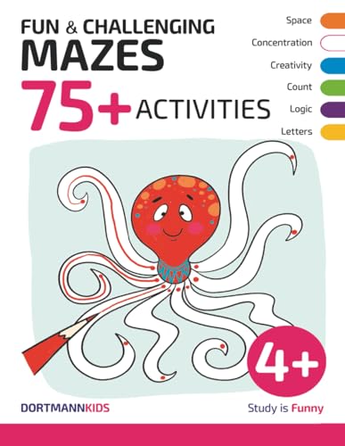 Fun and Challenging Mazes: 75 Activities