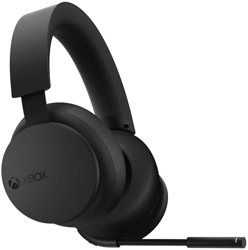 Xbox Wireless Gaming Headset – Over Ear Headphones – Spatial Audio with Dolby Atmos, Windows Sonic Series X|S, One, Windows PC, Mobile – Carbon Black