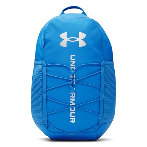 Under Armour Unisex Hustle Sport 6.0 Backpack, (402) Blue Atlantis/Black/Metallic Silver, One Size Fits Most