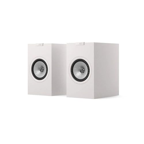 KEF Q1 Meta Bookshelf Speaker (White, Pair)