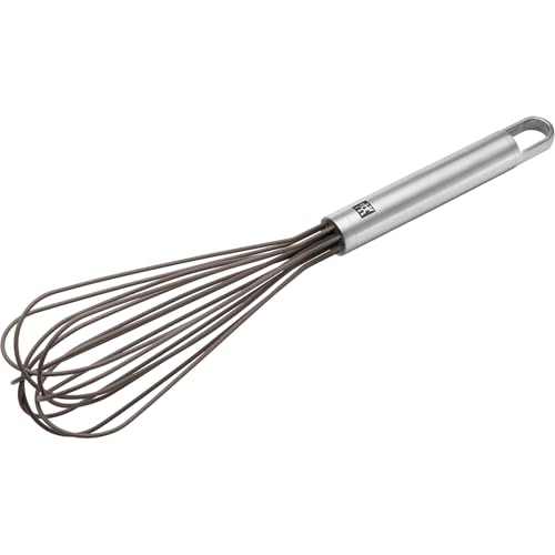 🔥 STARKER PREIS (-46%) ZWILLING Pro Schneebesen, Kratzfreies Rühren durch Silikonummantelung, 18/10 Edelstahl, 28 cm, Silber