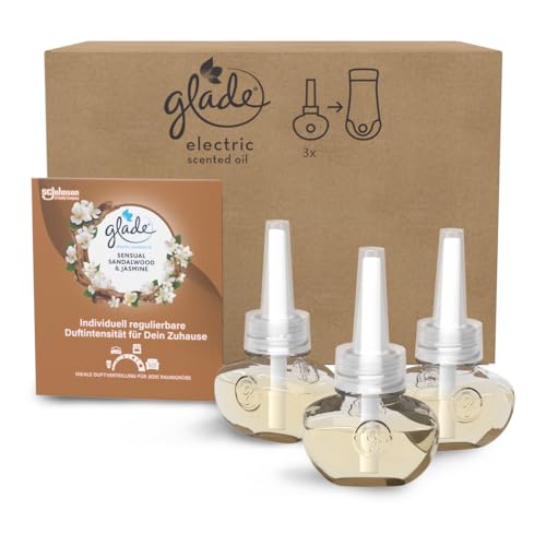 🔥 STARKER PREIS (-35%) Glade Electric Scented Oil Nachfüller, Elektrischer Raumduft, 3er Pack