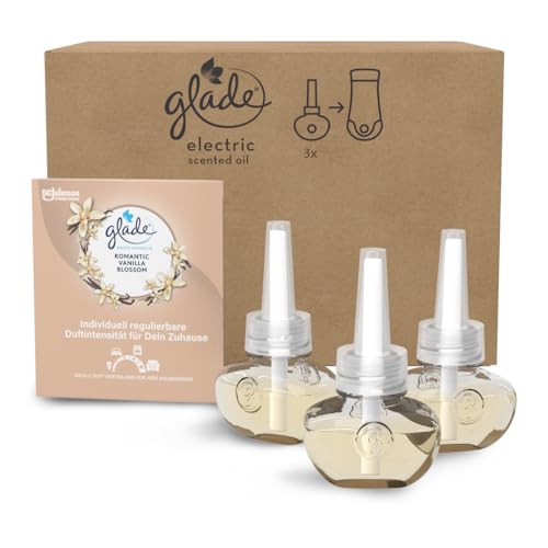 🔥 STARKER PREIS (-46%) Glade Electric Scented Oil Nachfüller, Elektrischer Raumduft, 3er Pack