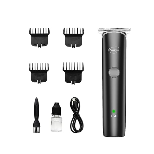 Pigeon Fair Beard IPX6 Trimmer for Men| Stainless Steel Blade| Rechargeable, USB C type Charging| Waterproof| 1.5 HR runtime| 1.5 HR charge time | 2 Y