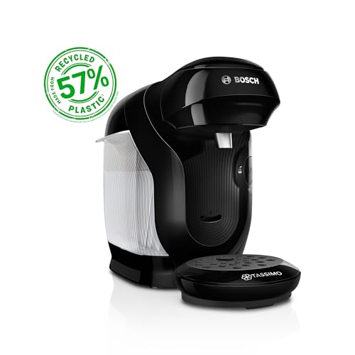 (-64%) Bosch Tassimo Style friendly Kapselmaschine TAS112E, über 70 Getränke, geeignet für alle Tassen, vollautomatisch, platzsparend, 1400 W, schwarz