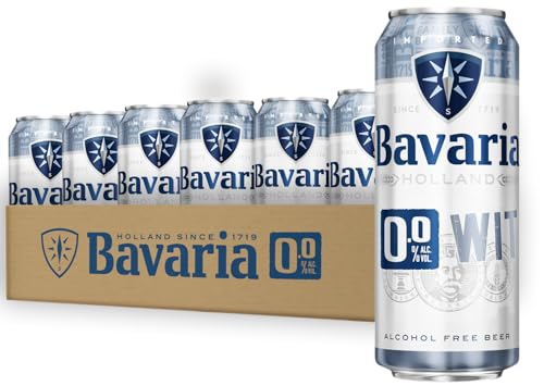 Bavaria 0.0% Wit Alcohol Free Beer | 24 x 500ml Cans
