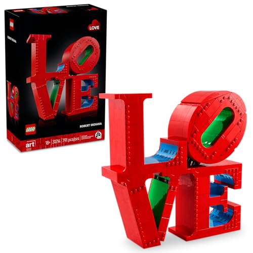LEGO Art Love Collectible Building Set - DIY Kit for Adults, Ages 18+ - Gift for Wedding, Bridesmaids - Wedding Decoration to Display on Table - 31214
