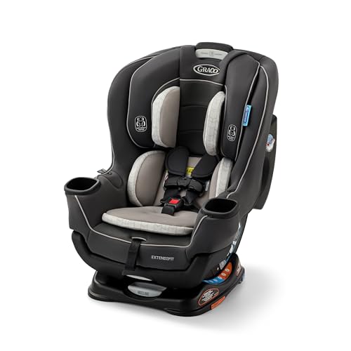 Graco Cadeira Infantil para Carro Extend2Fit ™ 2 em 1 com Sistema LATCH, Redmond, Preto e Cinza