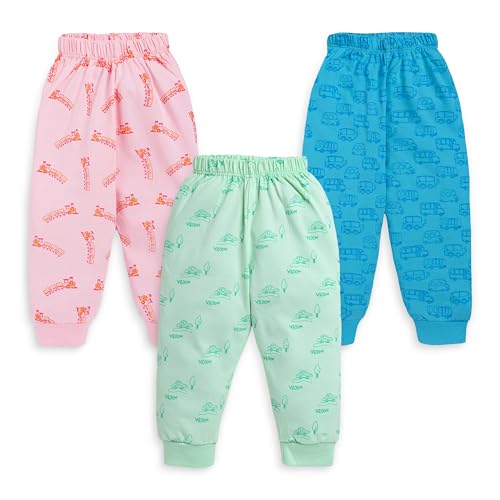 LuvLap Baby Boys 100% Cotton Pyjama Sets, Pack of 03