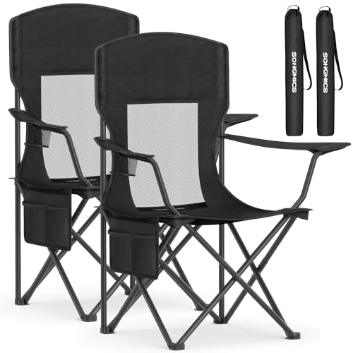 2-Pack Songmics Breathable Camping Chairs $33.56