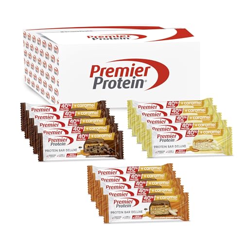 (-25%) Premier Protein - Protein Bar Deluxe 40% - Multiflavourbox - 15x50g