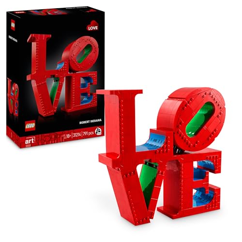 (-37%) LEGO Art Love - Modellbau für Erwachsene - dekoratives Kunstobjekt zum Bauen - kreative Aktivität für Frauen und Männer - Geschenkidee für Paare - 31214