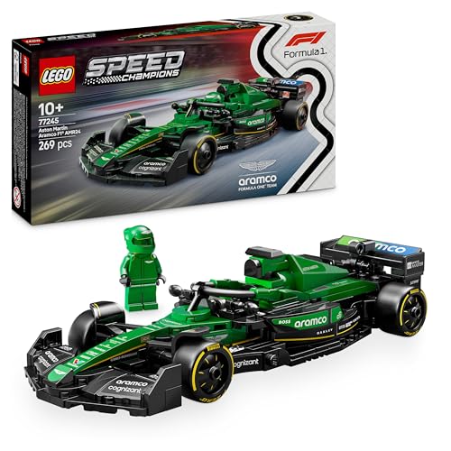 (-44%) LEGO Speed Champions Aston Martin Aramco F1 AMR24 Rennauto - Spielzeug mit Formel 1 Minifigur zum Sammeln - baubares Modellauto für Jungen und Mädchen ab 10 Jahren und erwachsene Motorsport Fans 77245