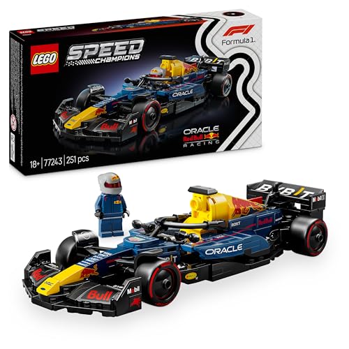 (-38%) LEGO Speed Champions Oracle Red Bull Racing RB20 F1 Rennauto - Modell für Erwachsene mit Formel 1 Minifigur zum Sammeln - Ausstellungsstück und Geschenk für Fans von Motorsport & Rennwagen 77243