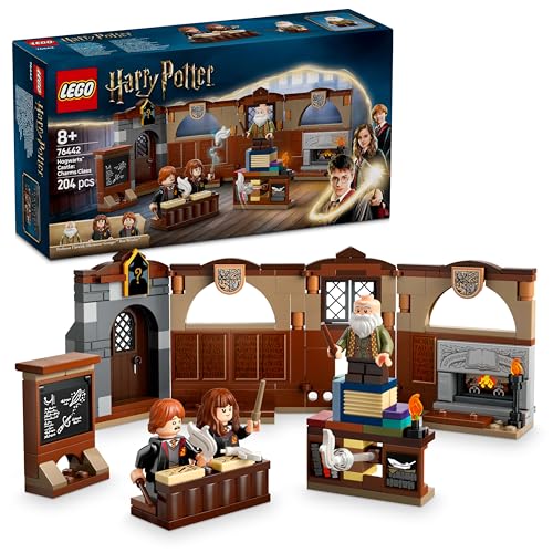 LEGO Harry Potter Kasteel Zweinstein: toverspreukenles Bouwpakket voor Kinderen met 3 Verzamelbare Minifiguren, incl. Hermelien Griffel, plus Zweeffunctie, Speelgoed voor 8 jaar en Ouder 76442