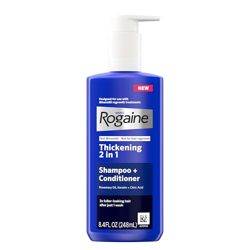 Rogaine Men's Thickening 2-in-1 Shampoo & Conditioner 8.4-oz. Bottle for $9.49 via Sub. & Save + free shipping w/ Prime