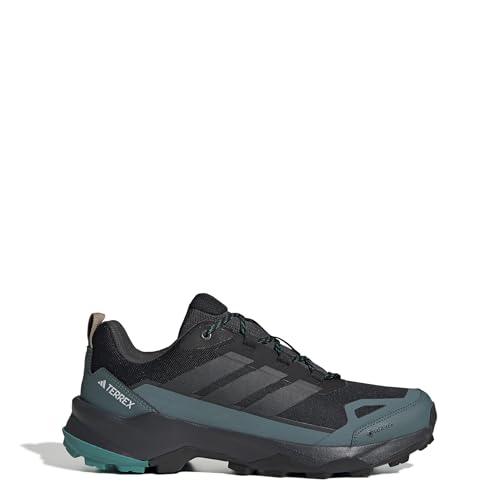 adidas Men's Terrex Skychaser AX5 Gore-TEX Hiking, Black/Carbon/Pure Teal, 10