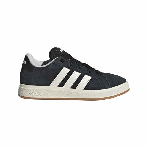 (-30%) adidas Unisex Kinder Grand Court 00S Kids Shoes, Core Black/Off White/Gum, 37 1/3 EU