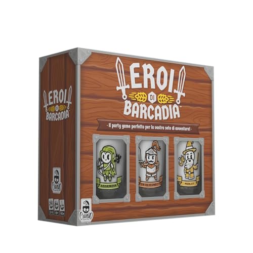Cranio Creations - Heroes of Barcadia, The Perfect Party Game for Your Thirst for Adventure, Italian Edition