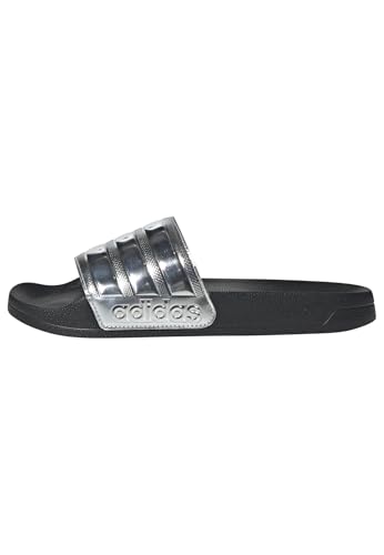 🔥 STARKER PREIS (-42%) adidas Unisex Adilette Shower Slides Sandal, Core Black/Silver Met./Silver Met., 37 EU