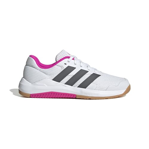 (-40%) adidas Damen Dropset Base Training Shoes, Cloud White/Grey Five/Shock Pink, 44 2/3 EU