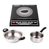 Pigeon 1800W Induction Cooktop Kadai Sauce Pan 1999
