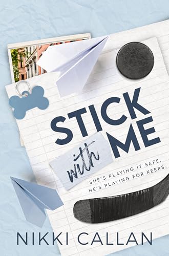 Cover of Stick With Me: A Friends To Lovers, Fake Dating Romance (Saints Hockey Book 1)