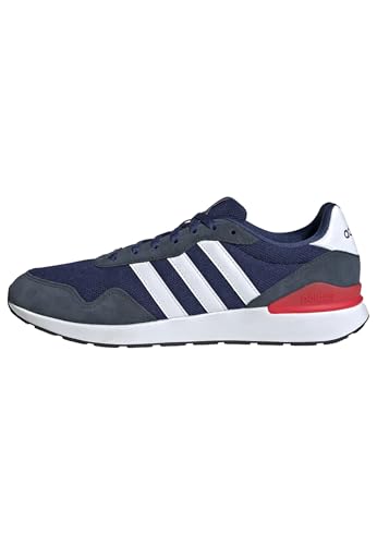 🔥 STARKER PREIS (-47%) adidas Herren Run 60S 4.0 Shoes, Dark Blue/Cloud White/Aurora Ink, 39 1/3 EU