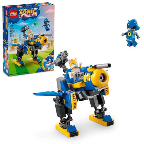 LEGO Sonic The Hedgehog Cyclone vs. Metal Sonic - Building Toy for Kids, Boys and Girls, Ages 8+ - Mech Suit with Minifigures for Pretend Play - Gift Idea for Birthdays - 77002