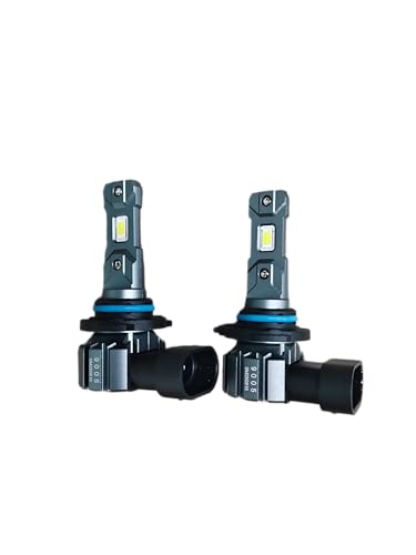 Marsauto M1S HB3/9005 Bulbs or 9005 Fog Light, 30000LM Brighter HB3 Fog Bulbs, Real 1:1 Design, 6000K White, 3min Plug and Play, IP68, Pack of 2