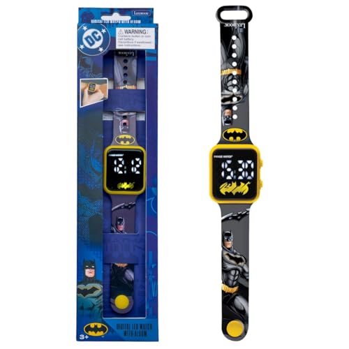 LEXIBOOK, Batman, Digital Watch, 12-Hour or 24-Hour time Display, Blue, DMW060BAT