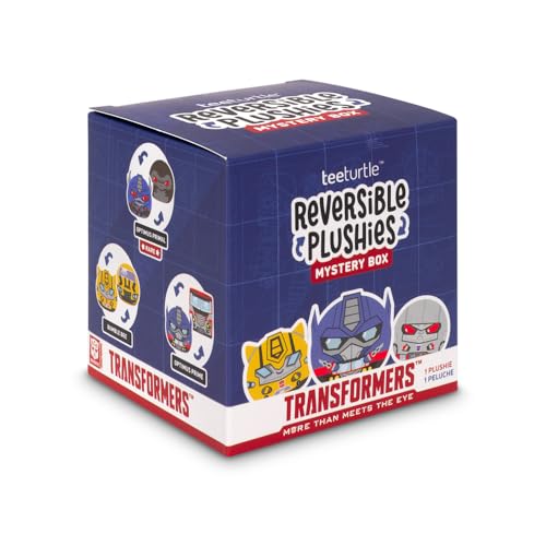 TeeTurtle Transformers 3" Reversible Plush Mystery Box - Cute Kawaii Surprise Soft Stuffed Animal Blind Box